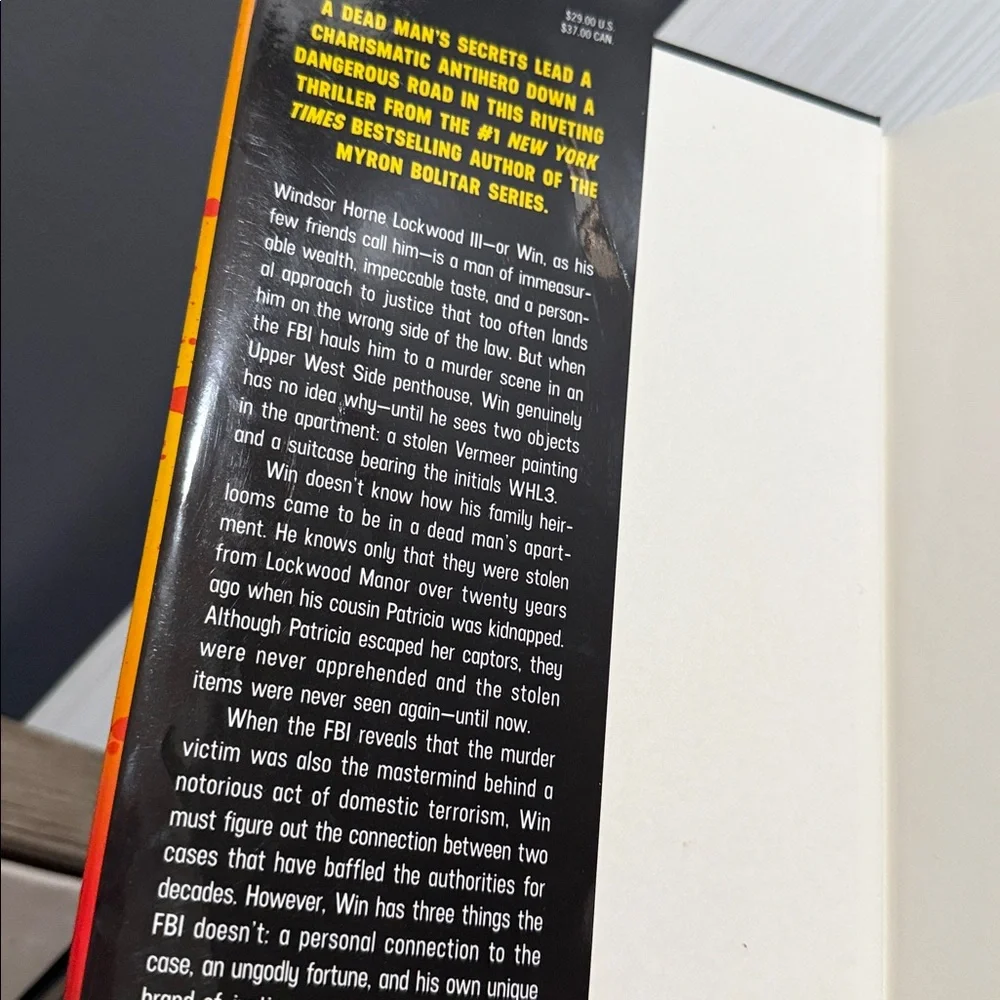 Harlan Coben 'Win' Hardcover Book - Picture 3 of 4